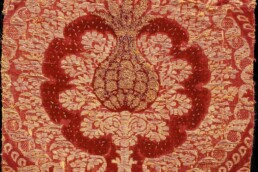 Velvet, Venice (?), turn of XV-XVI, cent. Figured, cut velvet overshot brocade with boucle effect; silk, spun gold